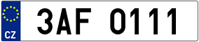Truck License Plate